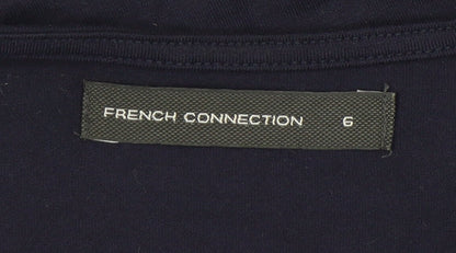 French Connection Women's Blue Wrap Dress Size 6