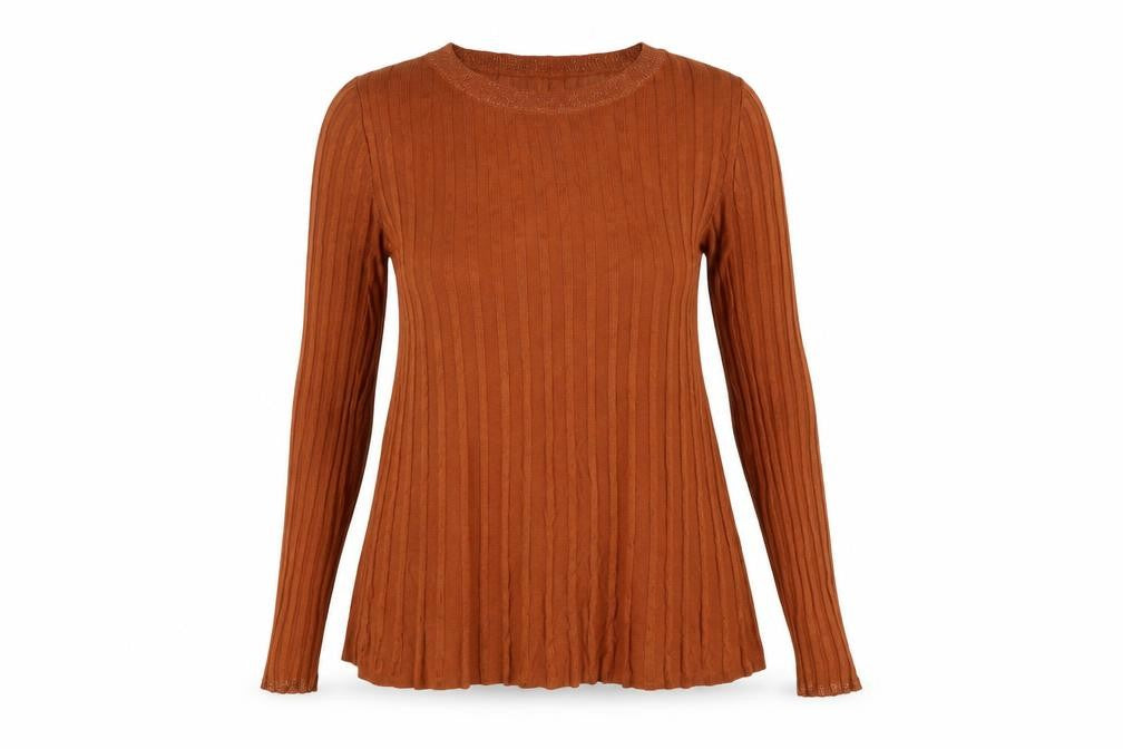 Womens UK Size 10 NEXT Brown Basic T-Shirt