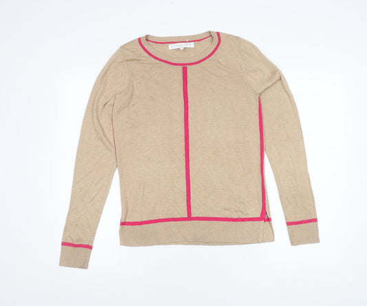 Womens UK Size 8 NEXT Beige Jumper Jumper