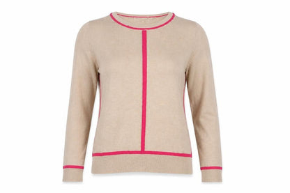 Womens UK Size 8 NEXT Beige Jumper Jumper