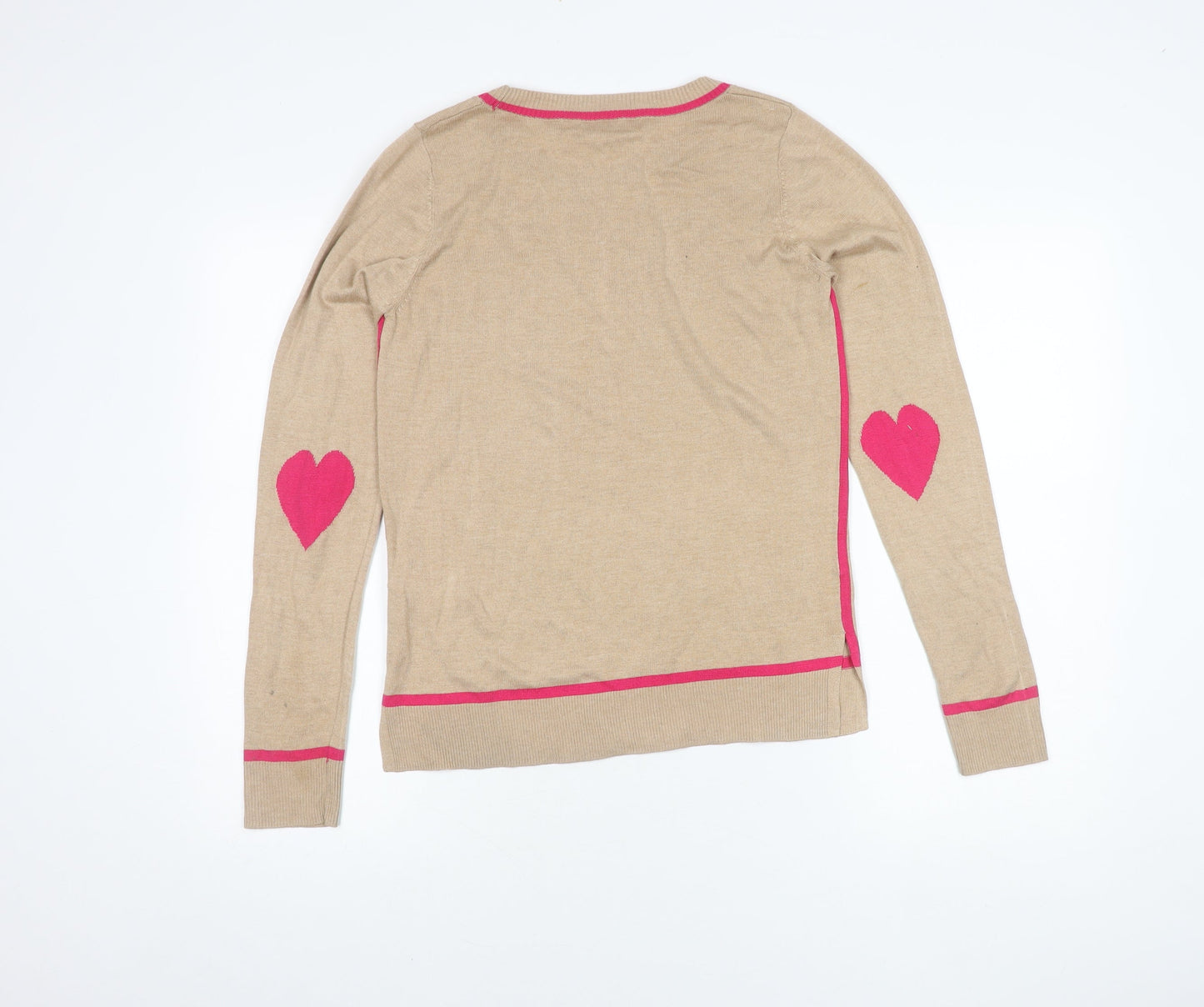 Womens UK Size 8 NEXT Beige Jumper Jumper