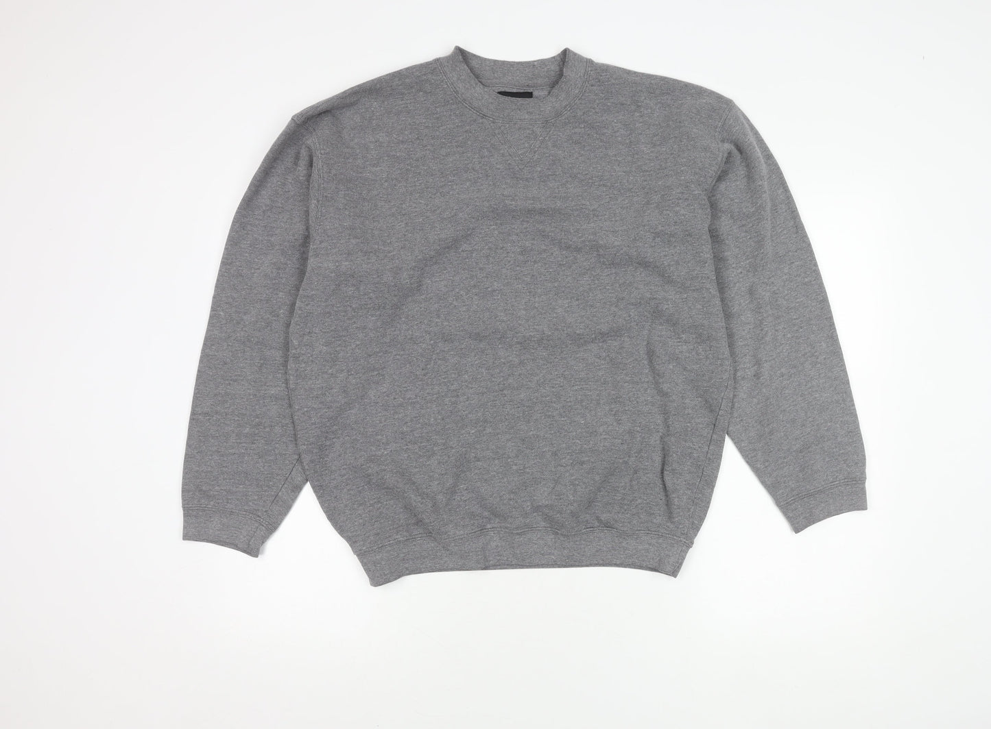 BH Men's Grey Pullover Sweatshirt M Crew Neck