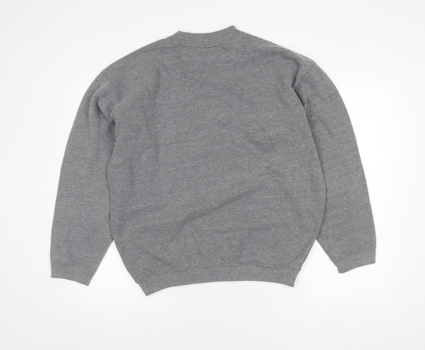 BH Men's Grey Pullover Sweatshirt M Crew Neck