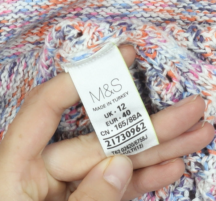 Womens UK Size 12 Marks and Spencer Multicoloured Pullover Jumper