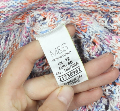 Womens UK Size 12 Marks and Spencer Multicoloured Pullover Jumper