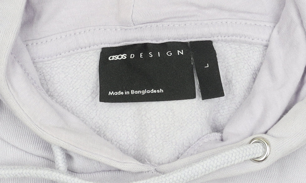 Unisex Adults UK Size L ASOS DESIGN Multicoloured Pullover Hoodie