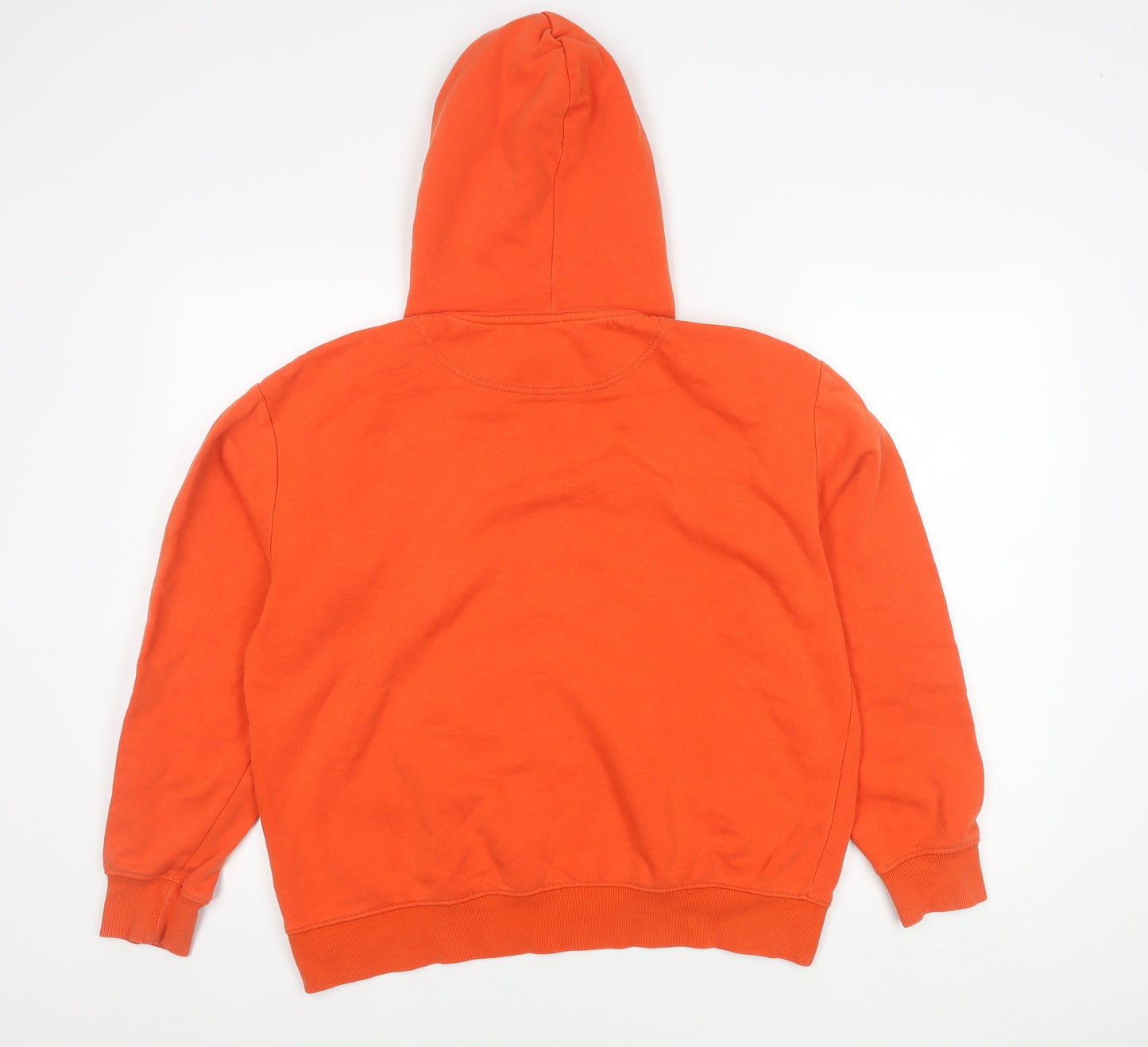 H&M Unisex Orange Hoodie Pullover - Size 12
