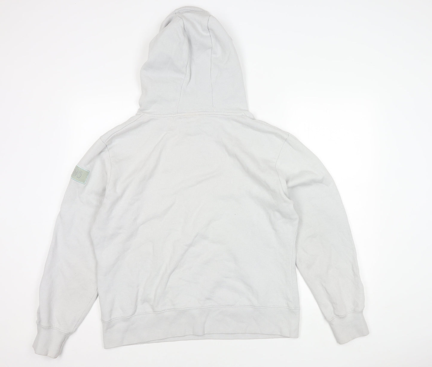 ZCHNO Unisex White Pullover Hoodie L - Casual Comfort