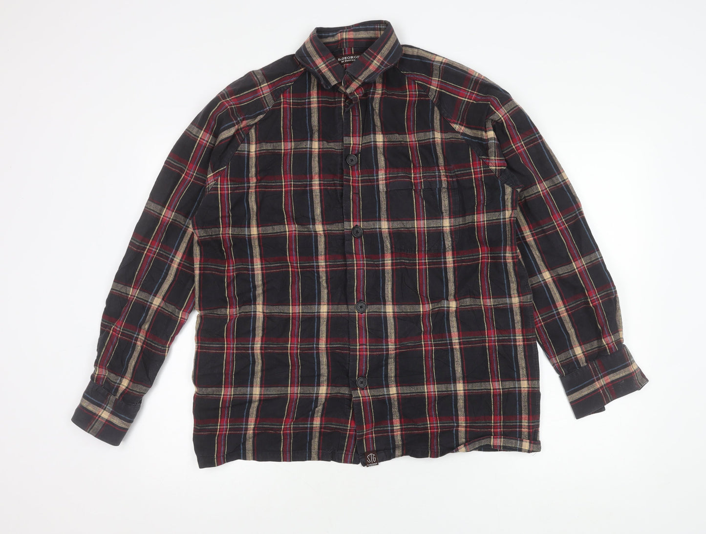 St. George Men's Multicoloured Plaid Shirt