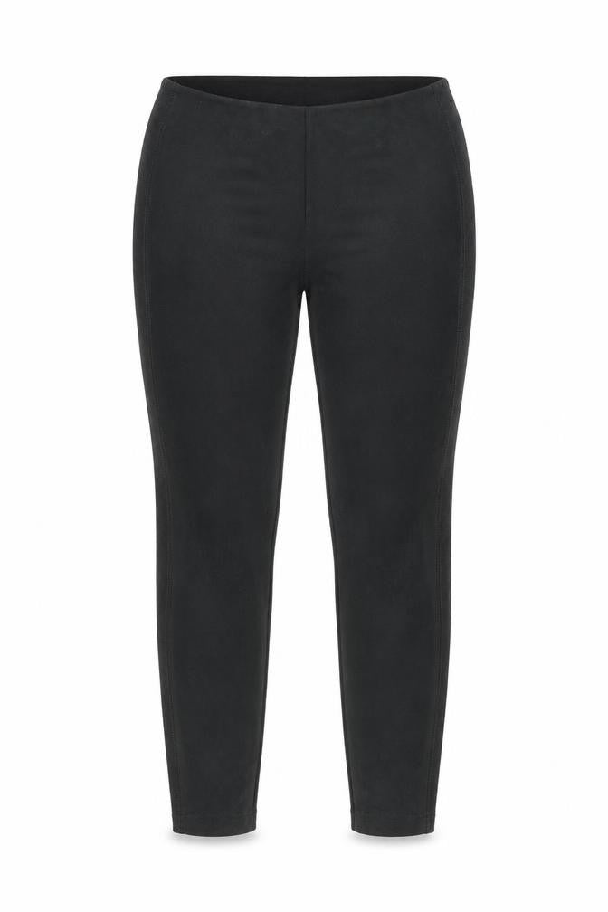Womens UK Size L Lands' End Slim Fit Leggings Black Trousers