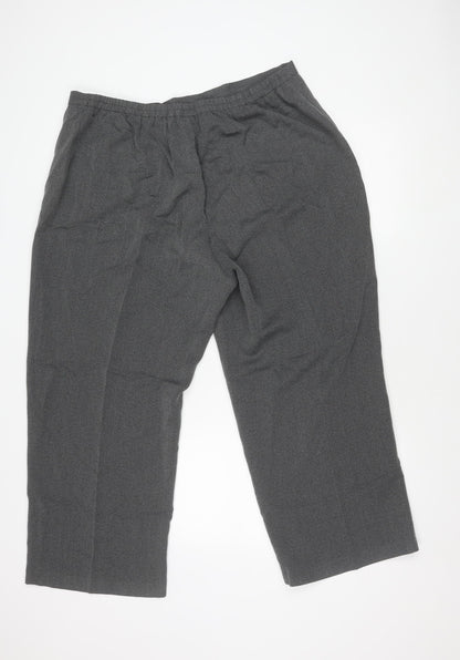 Womens UK Size 24 essence Relaxed Fit  Grey Trousers