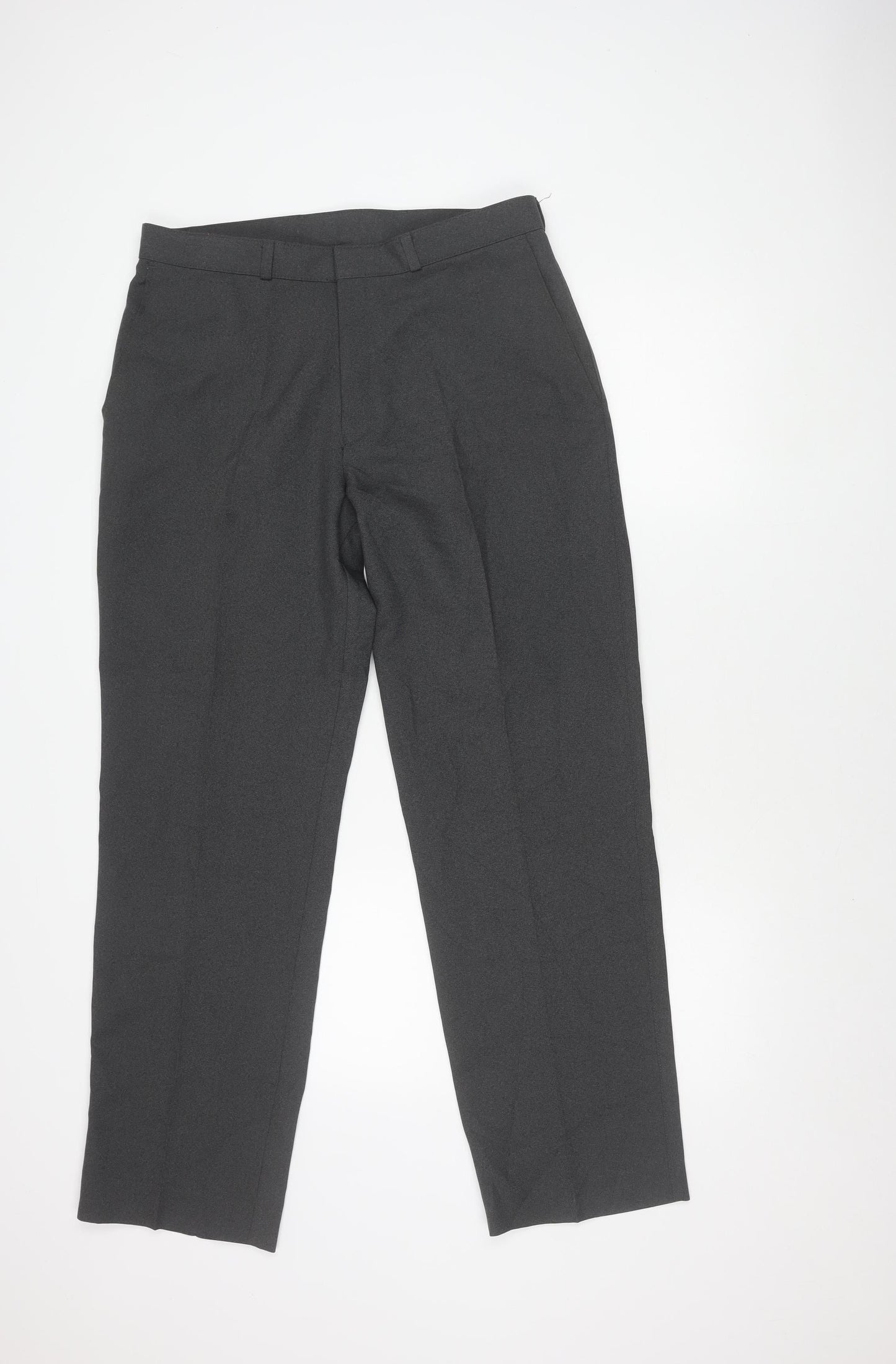 Essentials Men's Grey Dress Pants Size 34 Regular Fit