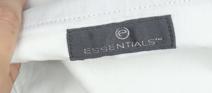 Essentials Men's Grey Dress Pants Size 34 Regular Fit