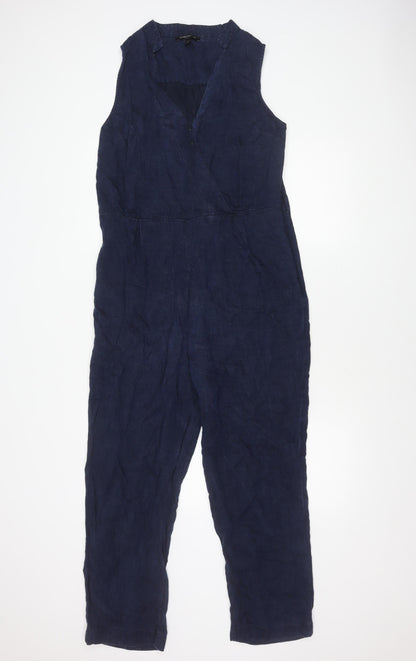 Banana Republic Women's Blue Sleeveless Jumpsuit Size 14