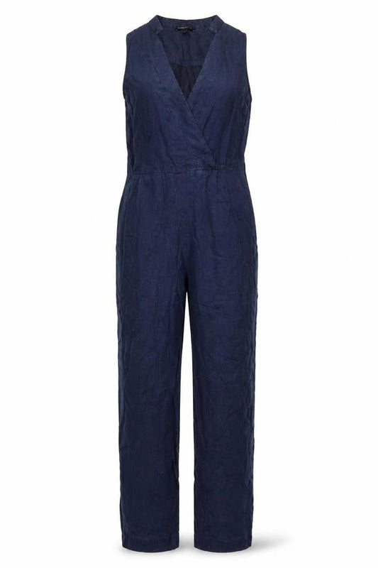 Banana Republic Women's Blue Sleeveless Jumpsuit Size 14