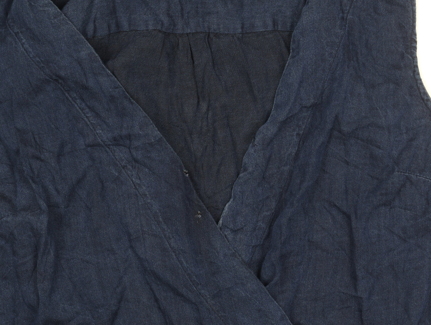 Banana Republic Women's Blue Sleeveless Jumpsuit Size 14