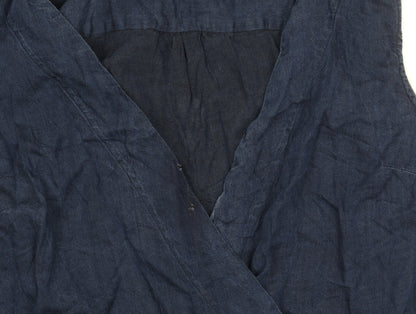 Banana Republic Women's Blue Sleeveless Jumpsuit Size 14