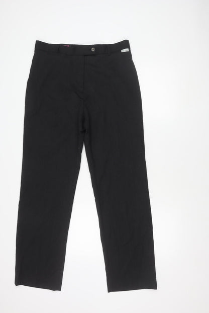 Womens UK Size 14 Brook Taverner Regular Fit  Black Trousers