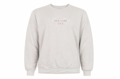PRETTYLITTLETHING Beige Women's XS Pullover Sweatshirt