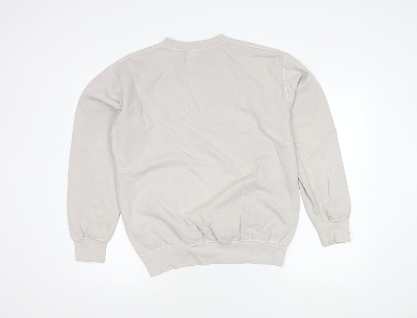 PRETTYLITTLETHING Beige Women's XS Pullover Sweatshirt