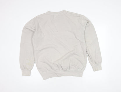 PRETTYLITTLETHING Beige Women's XS Pullover Sweatshirt