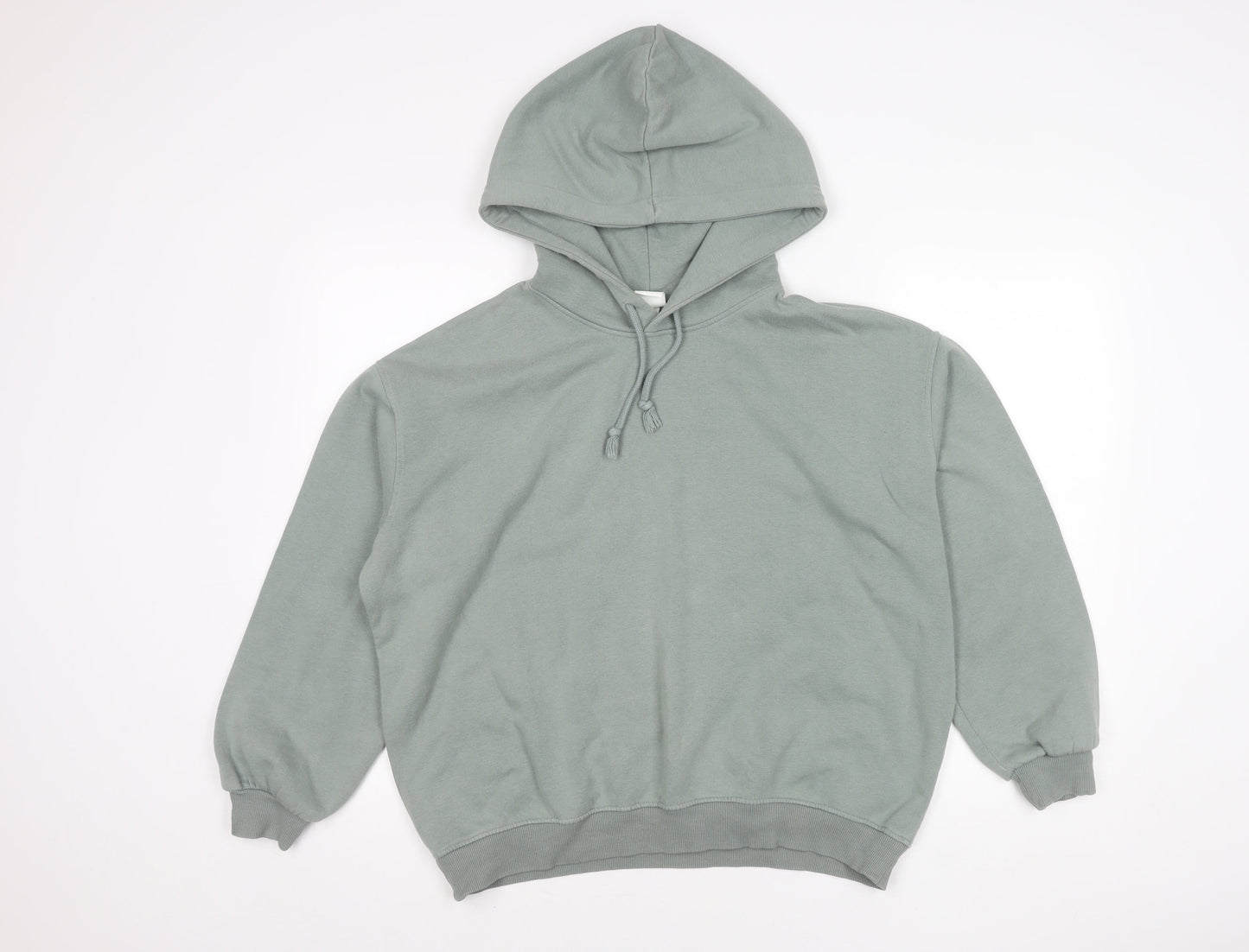H&M Unisex Grey Pullover Hoodie - Size 12