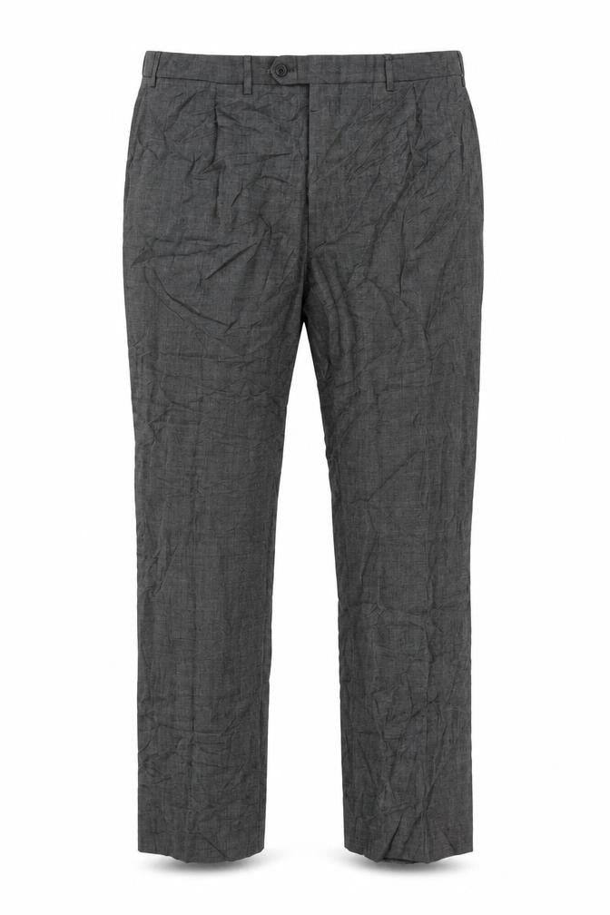 Mens UK Size 60 Canali   Grey Trousers