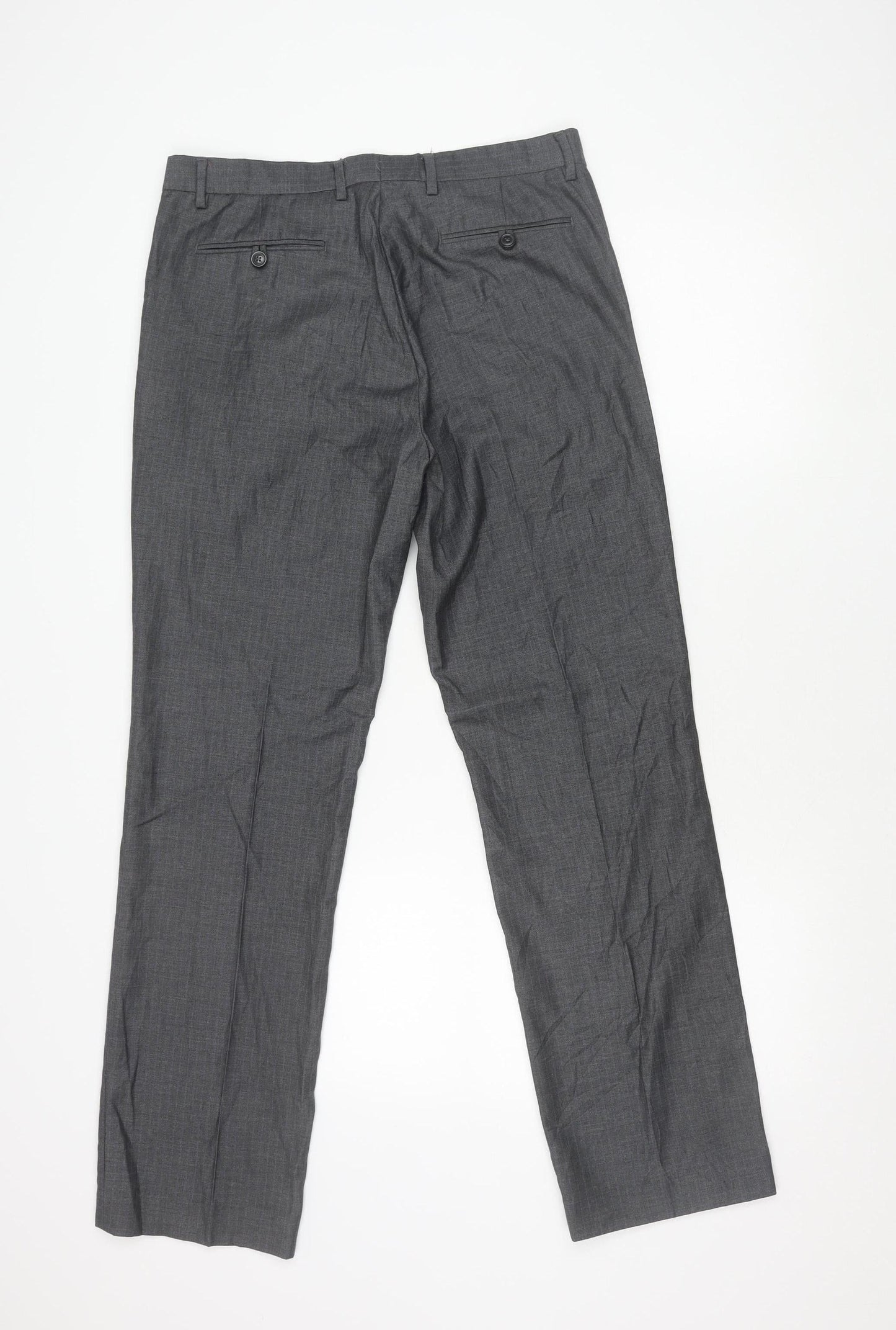 Mens UK Size M Butler & Webb  Dress Pants Grey Trousers