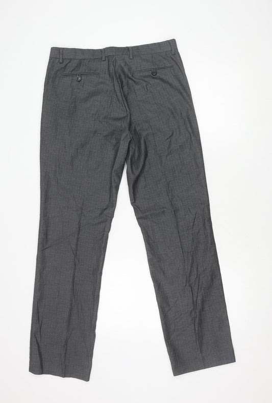 Mens UK Size M Butler & Webb  Dress Pants Grey Trousers