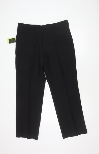 Greenwoods Men's Black Trousers Size 36S