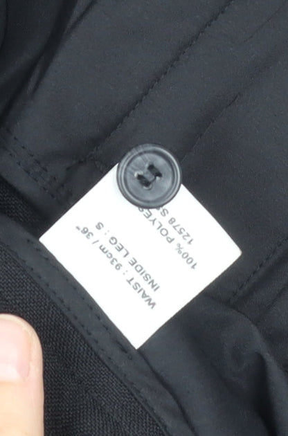 Greenwoods Men's Black Trousers Size 36S