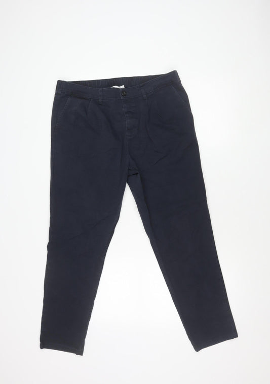 ASOS DESIGN Men's Blue Trousers Size L