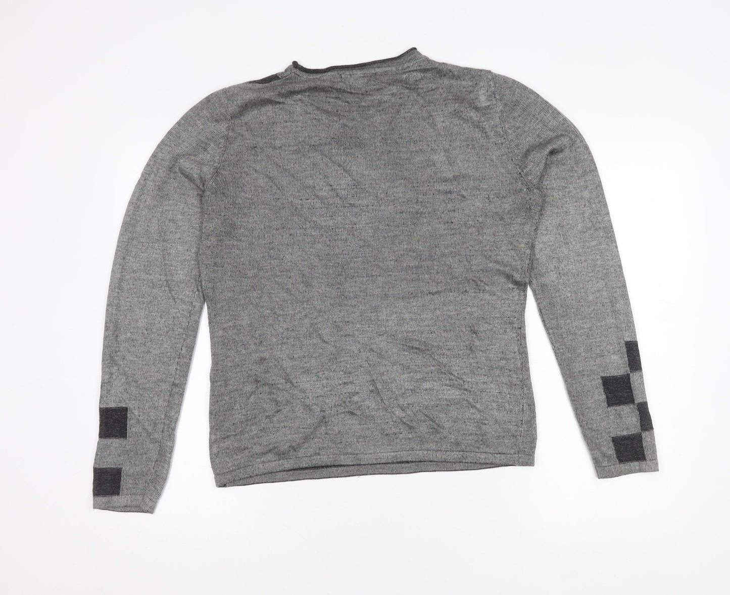 Womens UK Size 12 VIZ-A-VIZ Grey Pullover Jumper