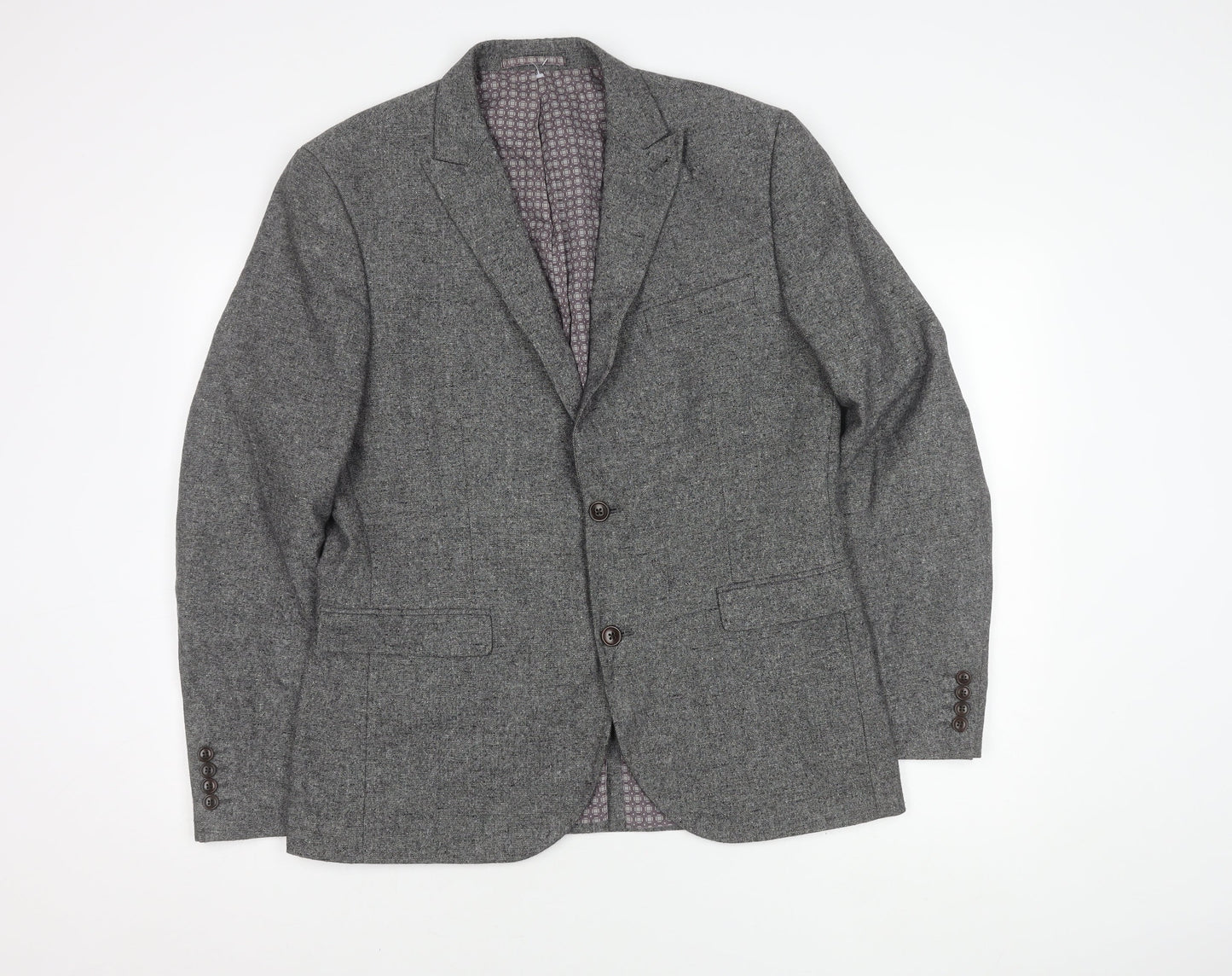 Mens UK Size 42 NEXT Regular Grey Suit Jacket