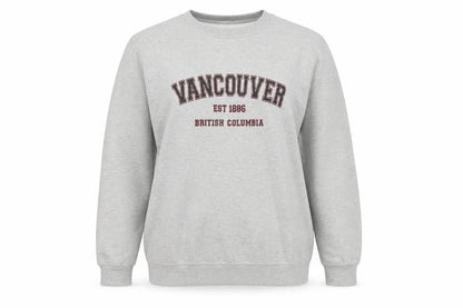 Front view of In The Style Women's Grey, size 10, Pullover Sweatshirt
