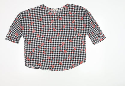 Papaya Women's Black Floral Blouse Size 16