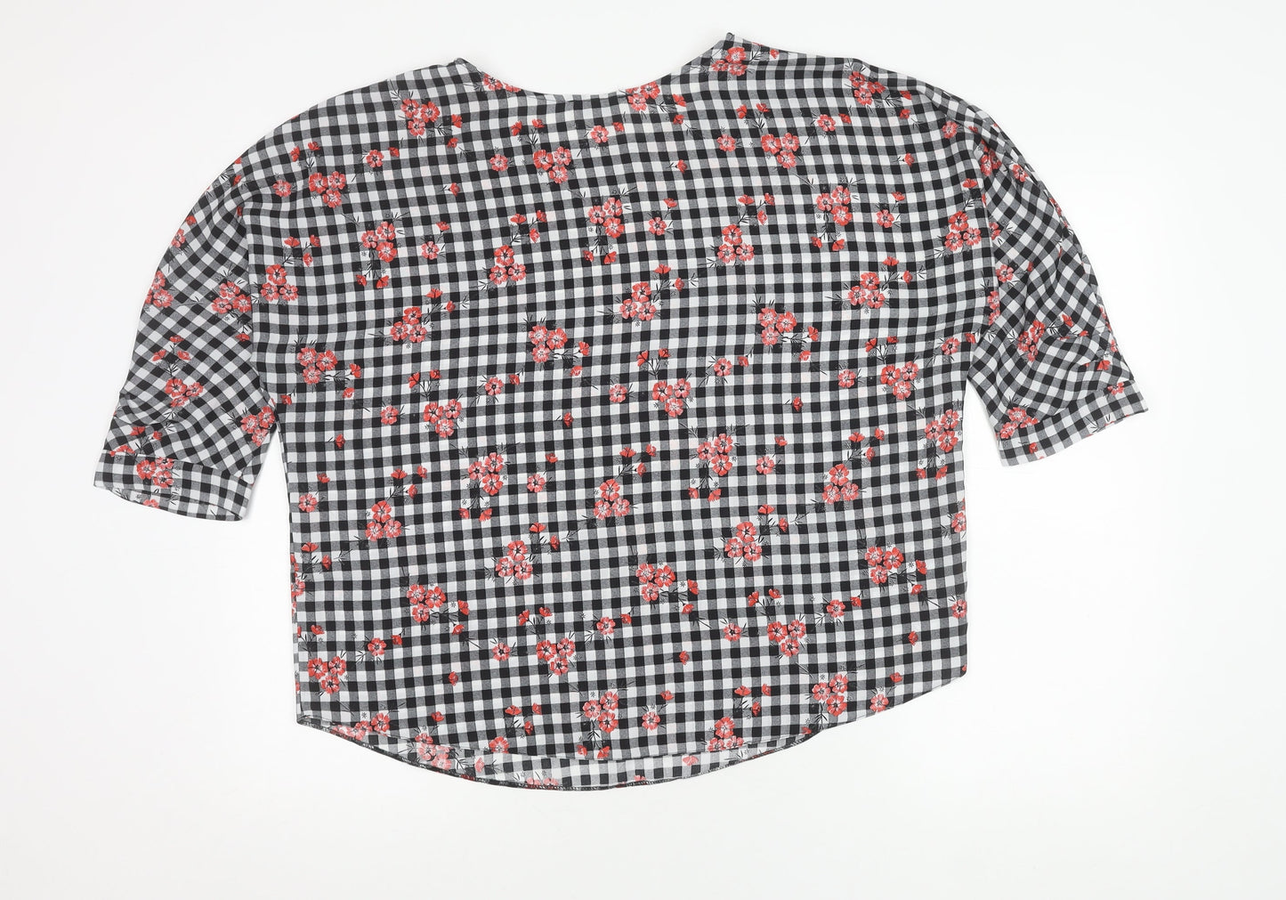 Papaya Women's Black Floral Blouse Size 16