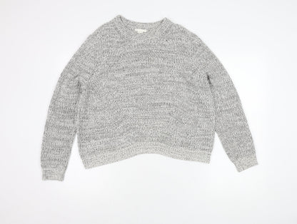 Womens UK Size L H&M Grey Pullover Jumper