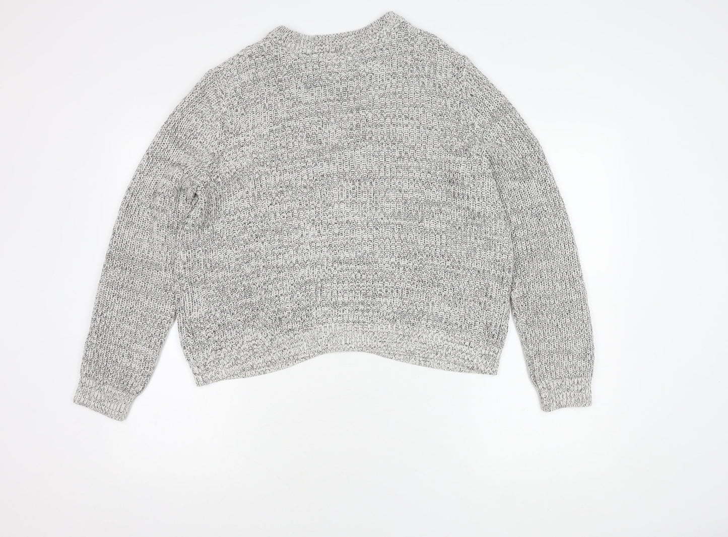 Womens UK Size L H&M Grey Pullover Jumper