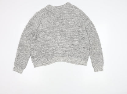 Womens UK Size L H&M Grey Pullover Jumper