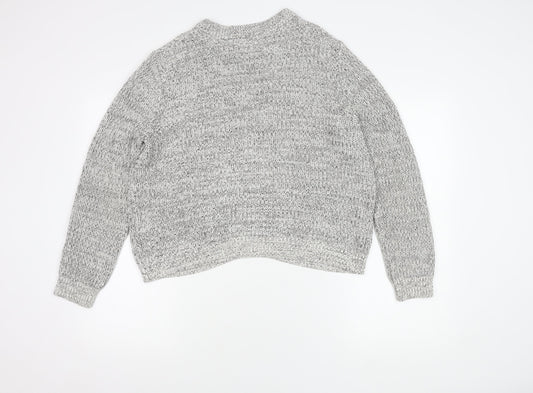 Womens UK Size L H&M Grey Pullover Jumper