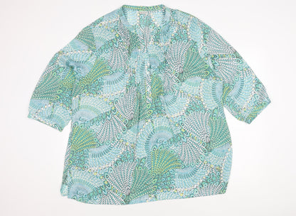 Damart Women's Multicoloured Floral Blouse Size 24