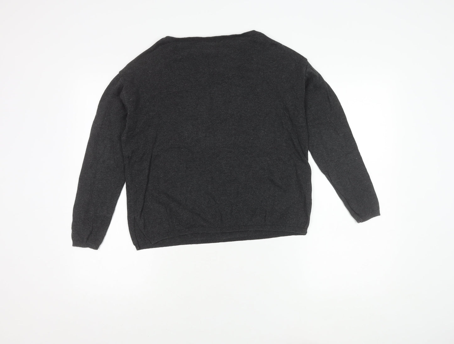Womens UK Size S Springfield Black Pullover Jumper