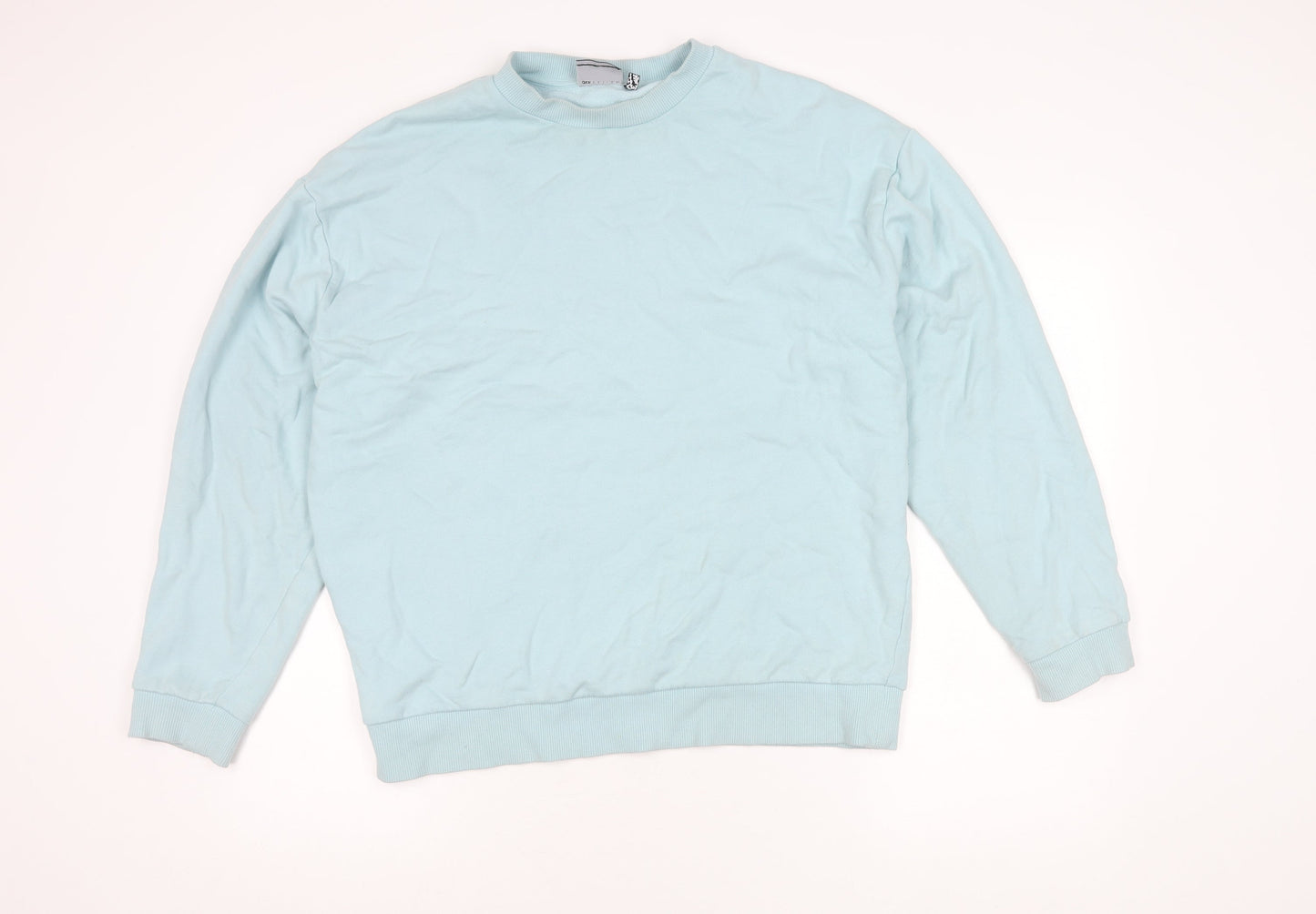 Unisex Adults UK Size S ASOS DESIGN Blue Pullover Sweatshirt