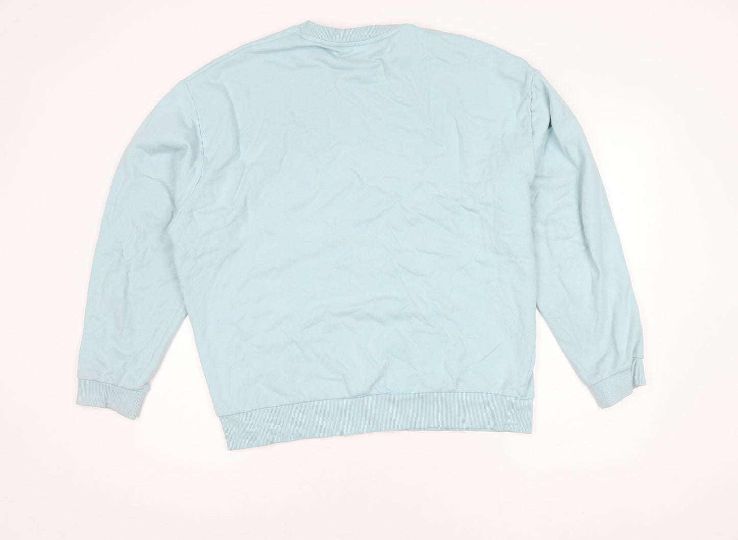 Unisex Adults UK Size S ASOS DESIGN Blue Pullover Sweatshirt