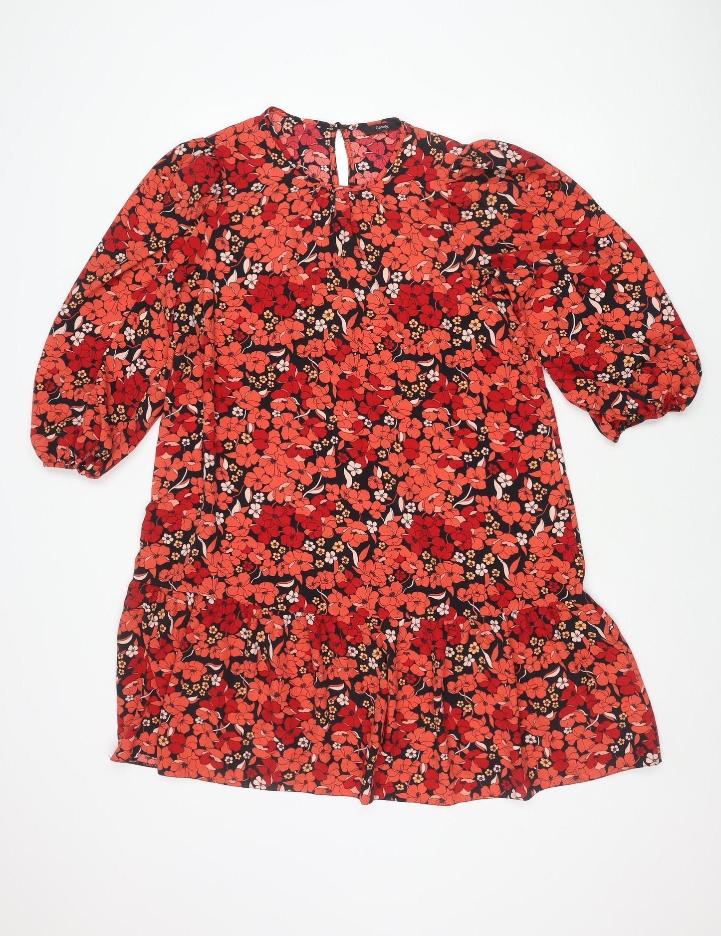 George Women's Multicoloured Floral Dress, Size 14
