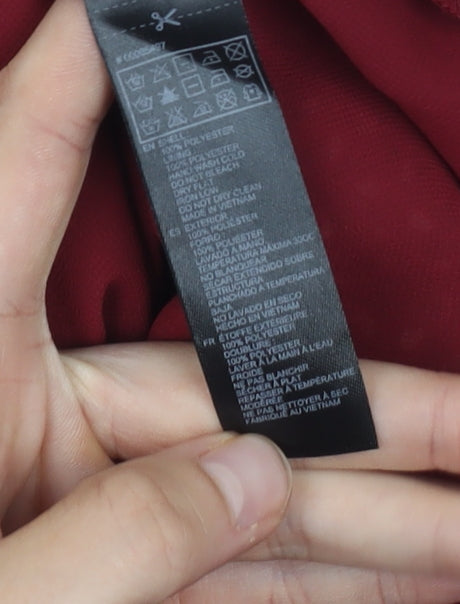 Forever 21 Women's Red M A-Line Floral Short Skirt