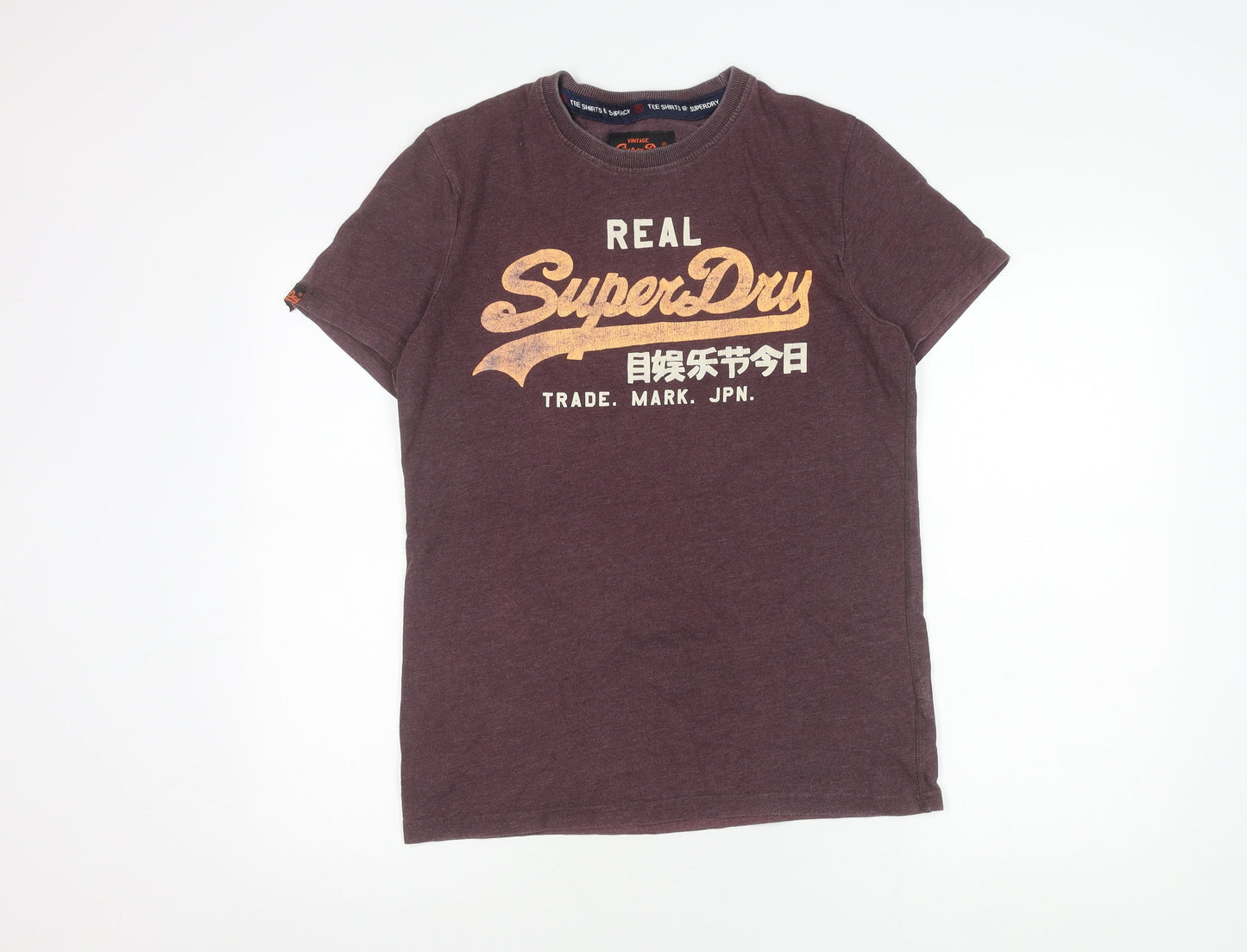 SuperDry Men's Vintage Purple Graphic T-Shirt M