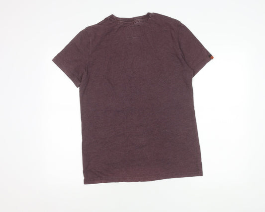 SuperDry Men's Vintage Purple Graphic T-Shirt M
