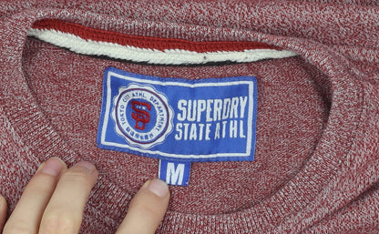 Superdry Men’s Red Sports T-Shirt Size M
